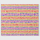 Regenboog Luipaard Print Cadeaupapier (Vlak)