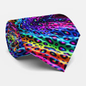 Regenboog Luipaardprint Halsdas Stropdas (Opgerold)