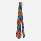 Regenboog Luipaardprint Halsdas Stropdas (Voorkant)