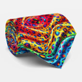 Regenboog Luipaardprint Halsdas Stropdas (Opgerold)