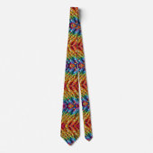 Regenboog Luipaardprint Halsdas Stropdas (Voorkant)