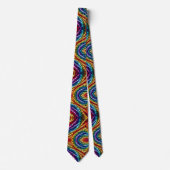 Regenboog Luipaardprint Halseband Stropdas (Voorkant)