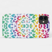 Regenboog luipaardvlekken Case-Mate iPhone case (Achterkant (horizontaal))