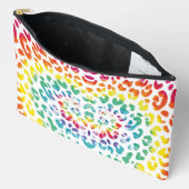 Regenboog luipaardvlekken etui (Open)