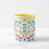 Regenboog luipaardvlekken mok (Midden)