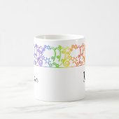 Regenboog Maagd Sterretje Gepersonaliseerde Mok (Center)