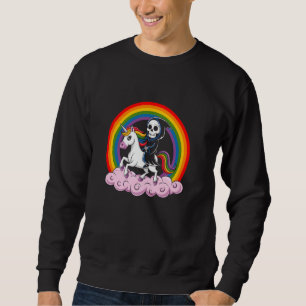 Regenboog Maaier Ridder Eenhoring Fantasie Kunst Trui
