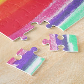 Regenboog Magie  Legpuzzel (Zijkant)