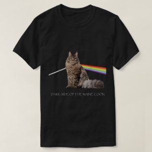 Regenboog Maine Coon Prism Kunst T-shirt