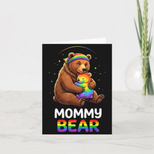 Regenboog mama beer zwangerschap aankondiging homo