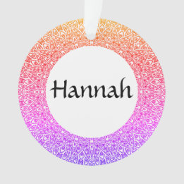 Regenboog Mandala  Acryl Ornament