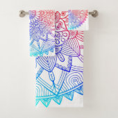 Regenboog Mandala Bad Handdoek (Insitu)