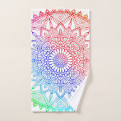 Regenboog Mandala Bad Handdoek (Handdoek)
