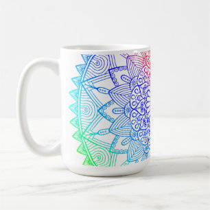 Regenboog Mandala Koffiemok