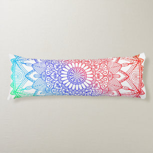 Regenboog Mandala Lichaamskussen