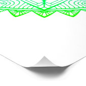 Regenboog Mandala Perfect Poster (Hoek)
