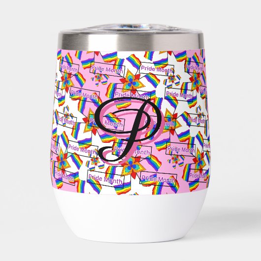 Regenboog Mandala Pride Monogram - Levendig Geomet (Voorkant)