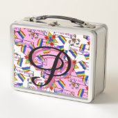 Regenboog Mandala Pride Monogram - Levendig Geomet (Voorkant)