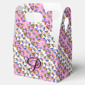 Regenboog Mandala Pride Monogram - Levendig Geomet Bedankdoosjes (Geopend)