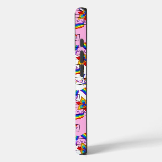 Regenboog Mandala Pride Monogram - Levendig Geomet Case-Mate iPhone Case (Achterkant / Links)