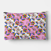 Regenboog Mandala Pride Monogram - Levendig Geomet Etui (Achterkant)