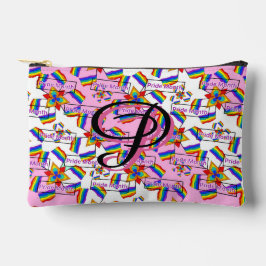 Regenboog Mandala Pride Monogram - Levendig Geomet Etui