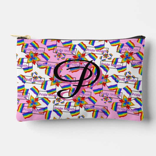 Regenboog Mandala Pride Monogram - Levendig Geomet Etui (Voorkant)