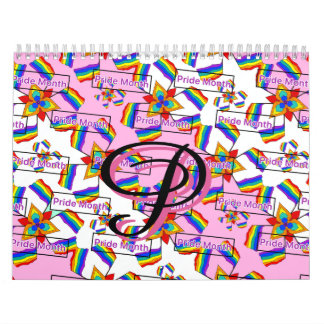 Regenboog Mandala Pride Monogram - Levendig Geomet Kalender