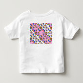 Regenboog Mandala Pride Monogram - Levendig Geomet Kinder Shirts (Achterkant)