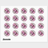 Regenboog Mandala Pride Monogram - Levendig Geomet Ronde Sticker (Vel)