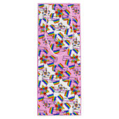 Regenboog Mandala Pride Monogram - Levendig Geomet Wijn Cadeautas (Achterkant)