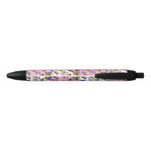 Regenboog Mandala Pride Monogram - Levendig Geomet Zwarte Inkt Pen (Achterkant)
