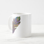 Regenboog Mandala Veer Boho Kunst Mok (Voorkant links)