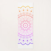 Regenboog Mandala Yogamat (Achterkant)