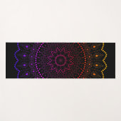 Regenboog Mandala Yogamat (Voorkant (horizontaal))