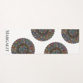 Regenboog Mandala's Mandala Ontspanning Pilates Yogamat (Voorkant (horizontaal))