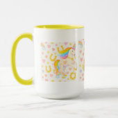 Regenboog Manen Paarden Koffiemok — Cooper & Cody Mok (Links)