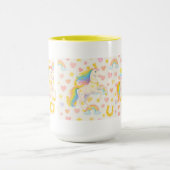 Regenboog Manen Paarden Koffiemok — Cooper & Cody Mok (Midden)