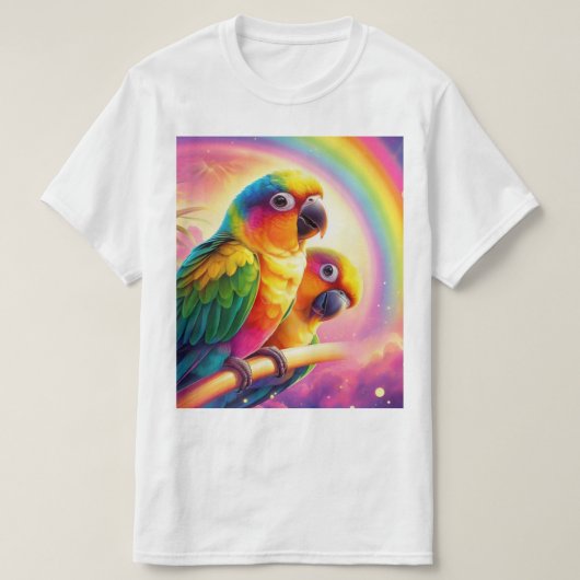 Regenboog Mango en Tango T-shirt (Design voorkant)