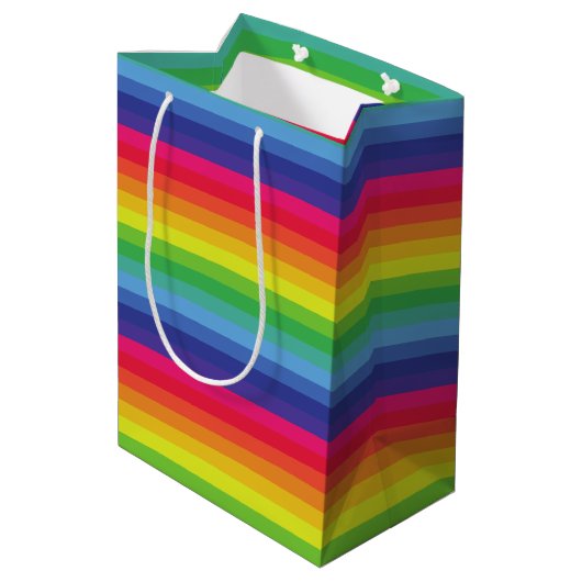 Regenboog Medium Cadeauzakje (Achterkant Gekanteld)
