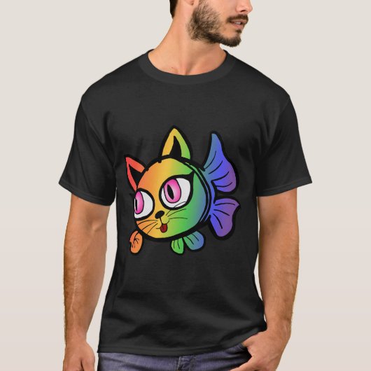 Regenboog Meerval T-shirt (Voorkant)