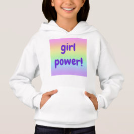 Regenboog Meisjeskracht Hoodie Sweatshirt