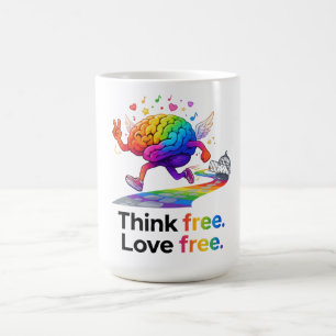 Regenboog Mentale Gezondheid Vrijheid Hersenen Ill Koffiemok
