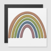 Regenboog met bijtende papiertextuur (Voorkant / Achterkant)