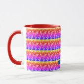 Regenboog met blad design mok (Links)