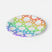 Regenboog met Bord van pooldots (Gekanteld)