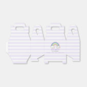 Regenboog met luchtleder, gestripte kinderen, zate bedankdoosjes (Uitgevouwen)