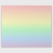 Regenboog met pasteelkleuren cadeaupapier (Vlak)