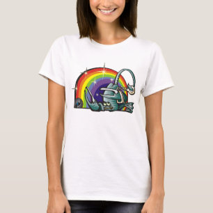 Regenboog met Scorpio Scorpion uit de jaren tachti T-shirt