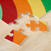 Regenboog met St. Patrick's Day Pet Legpuzzel (Zijkant)
